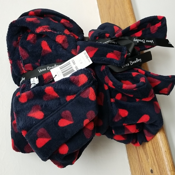 VERA BRADLEY SWEETHEART FLEECE ROBE - Picture 6 of 10